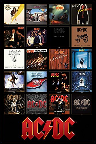 AC/DC Highway to Hell Poster 24x36 inch - The Blacklight Zone