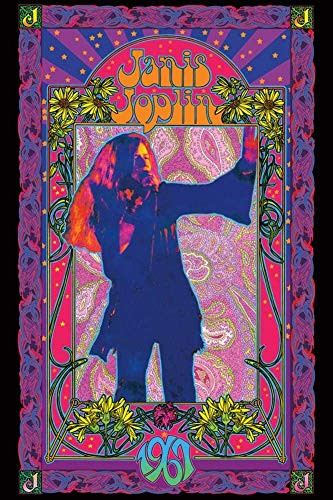 Janis Joplin - 1967 Poster 24 x 36in - The Blacklight Zone