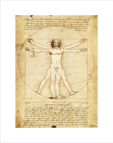 Vitruvian Man by Da Vinci Mini Poster - 11