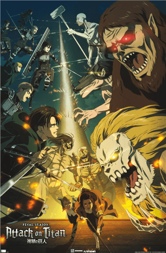 Attack on Titan: Season 4 - Key Visual 3 Poster - 22.375