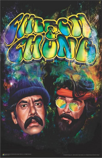 Cheech & Chong Psychedelic Smoke Mini Poster 11