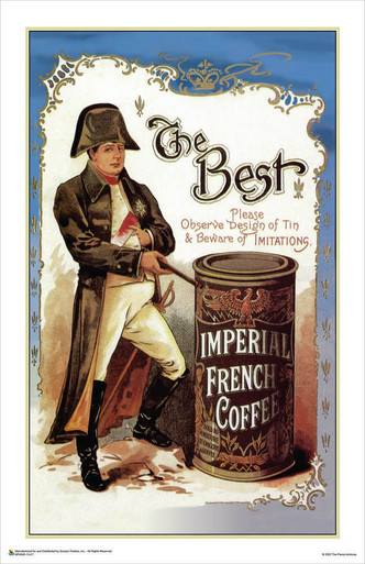 Imperial French Coffee - Vintage Ad Mini Poster 11