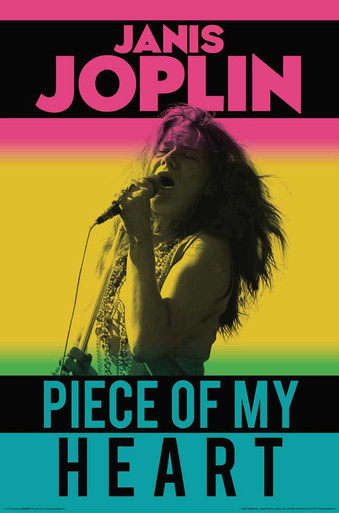 Janis Joplin Piece of My Heart Poster - 24in x 36in - The