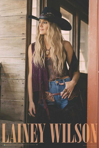 Lainey Wilson Poster - 24 x 36 inches - The Blacklight Zone