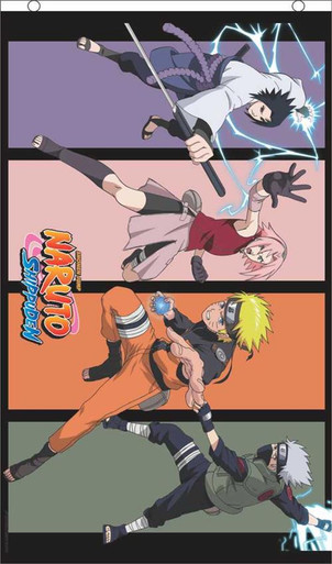 Naruto Characters Licensed Fly Flag 3' x 5