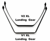 RcF 40-43" Landing Gear - Version 1 (Veloxity/Edge 540)