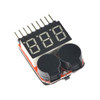 LiPO Battery Voltage Tester 1-8S Low Voltage Buzzer Alarm 