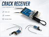Receiver Micro 6Ch DSMX/DSM2 CRACK PRO 2.4Ghz Spectrum w/ Diversity Antenna