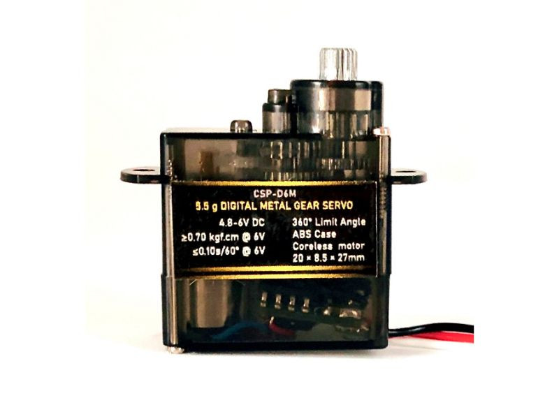 Crack Series Pro - CSP-D6M 5g Digital Micro Metal Gear Servo (CSP-D6M)
