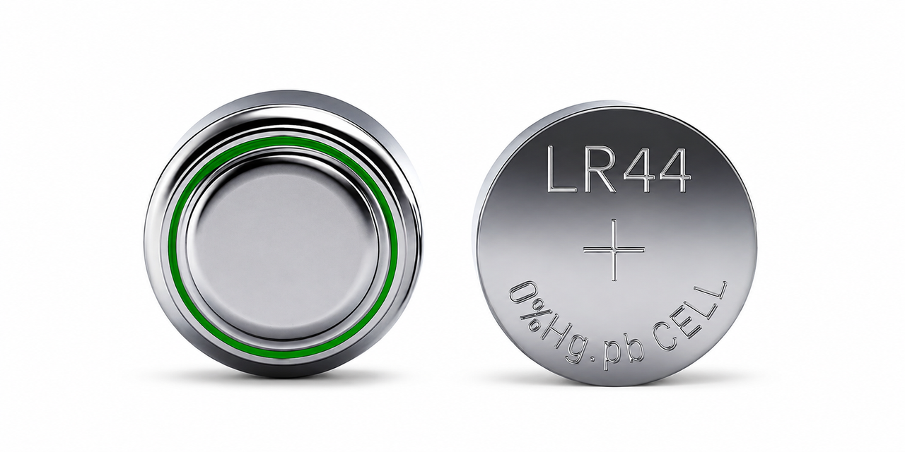 LR44 1.5V Alkaline Button Cell Batteries – 2 Pack (AG13, A76, 357 Compatible)