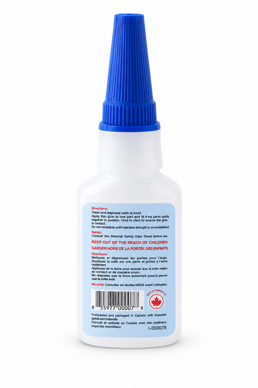 CEC CORP - Instant Plastic CA Glue  1 oz  