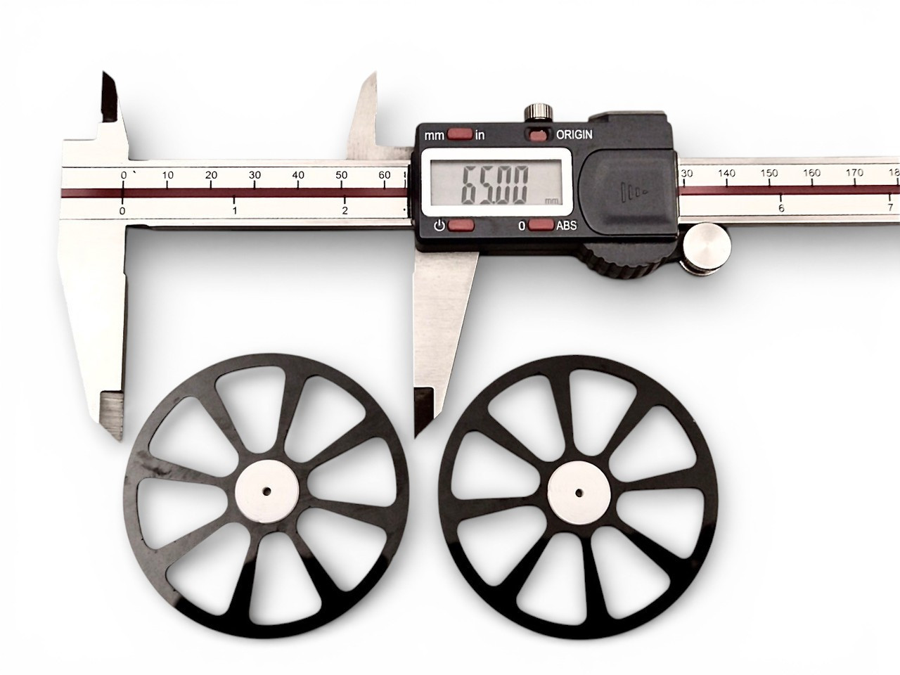 65mm Training Wheels & Tail Skid kit  20"-35" Models
