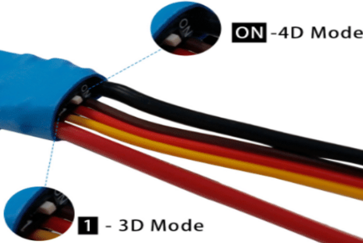 Vertex 3D/4D ESC 17A Reversible (Switchable)