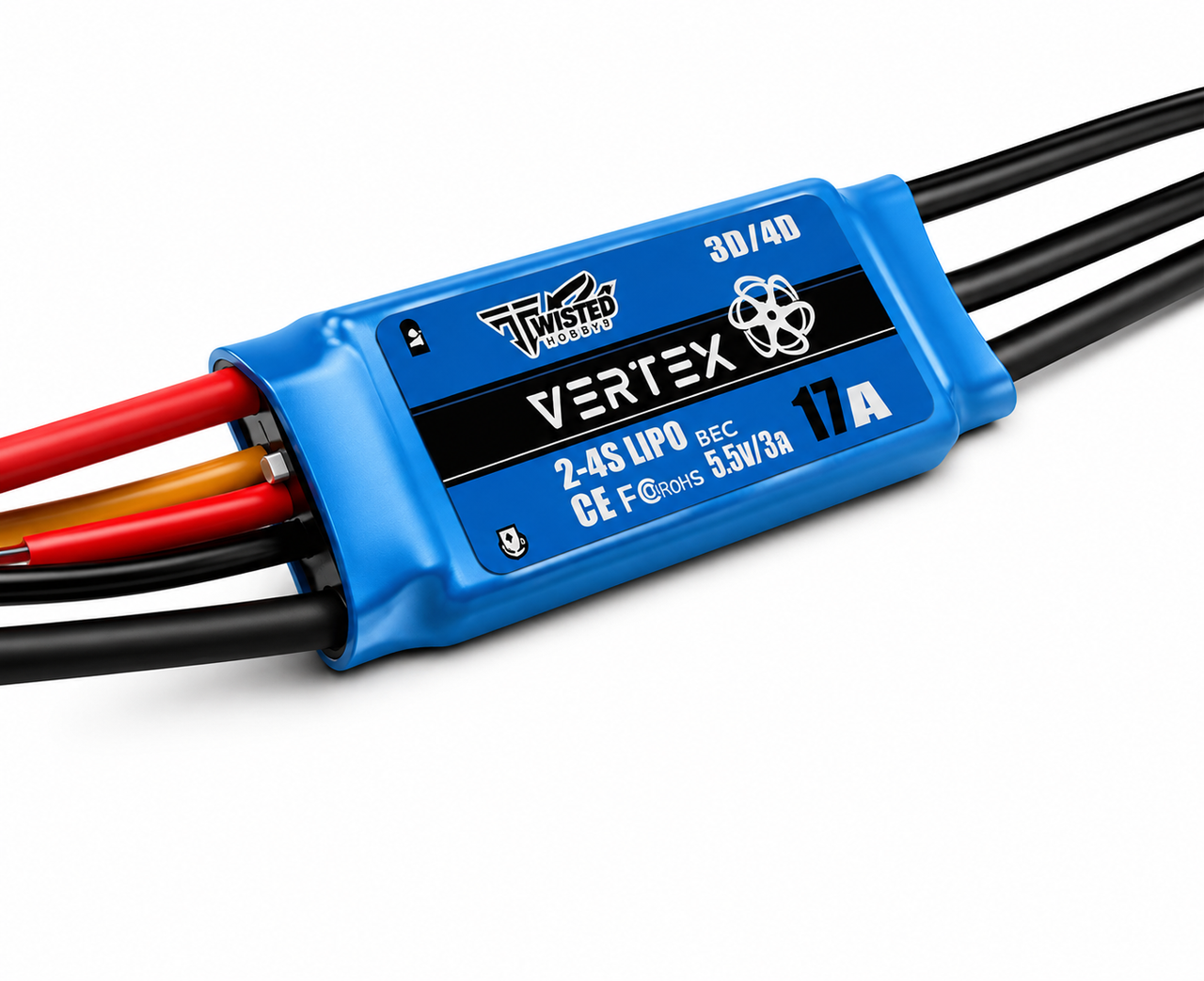 Vertex 3D/4D ESC 17A Reversible (Switchable)