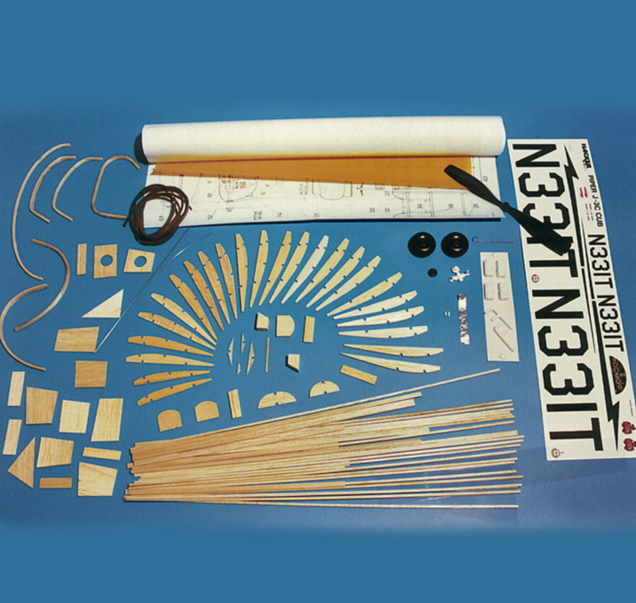 HM PIPER CUB J-3C 28" Balsa kit