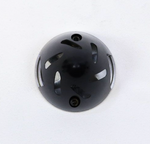 GF 2" (51mm) Air Flow Spinner w/ Alum back plate - BLACK