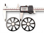 65mm Training Wheels & Tail Skid kit  20"-35" Models