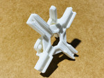 Hacker Model Parts - Vectoring Motor Mount - White 4MM