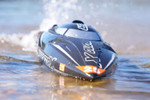Joysway Super Mono X V2 2.4G Rc Speed Boat ARTR - Black-