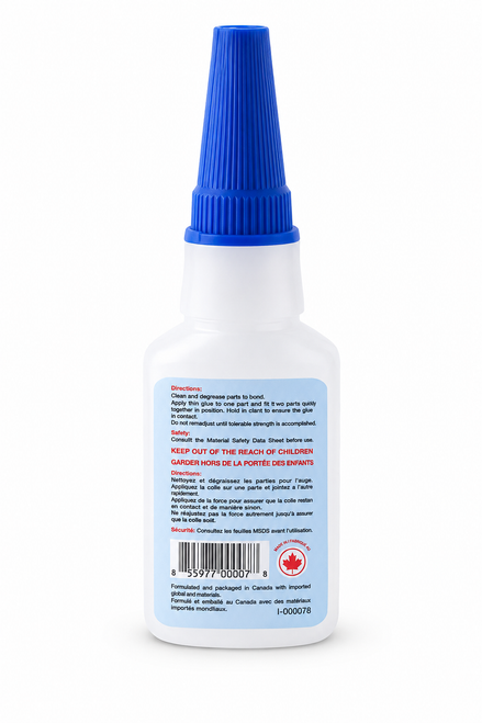 CEC CORP - Instant Plastic CA Glue  1 oz  