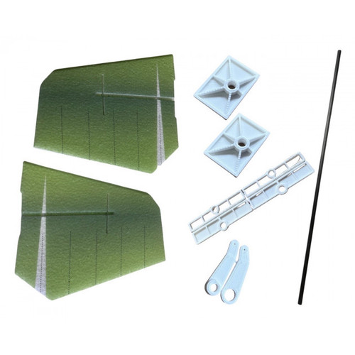 RcFactory Parts - 43" Crack Yak XL Replacement Elevator kit - Green