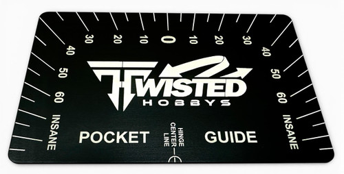 Alum Reference Measuring Guide Card w/ Protective Pouch 