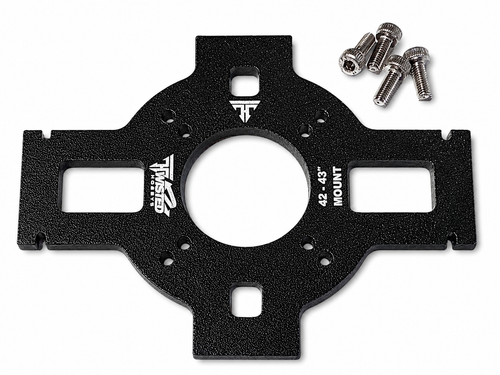 TMW 42-43" Veloxity/Edge/CY XL & Laser XL Alum Motor Mount -Black -