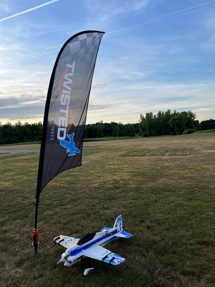 Twisted Hobby Field Flag w/ Company Logo (flag only)