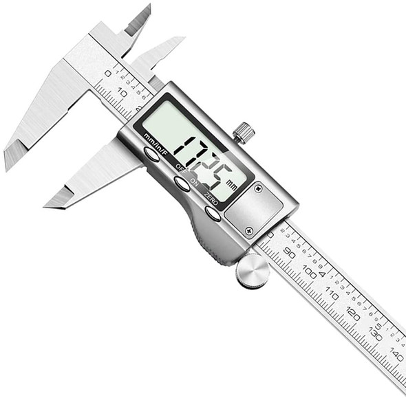 6" Digital Calipers  -All Stainless Steel - Includes Case & Battery