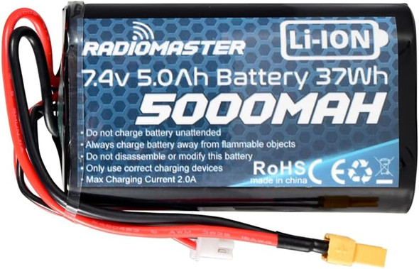 RadioMaster 2s/7.4V 5000mah Lipo Battery used for TX16s Radios