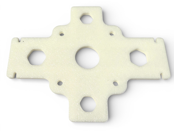 RcFactory Parts - 42-43" CY XL/Veloxity/Edge XL White Plastic Motor Mount