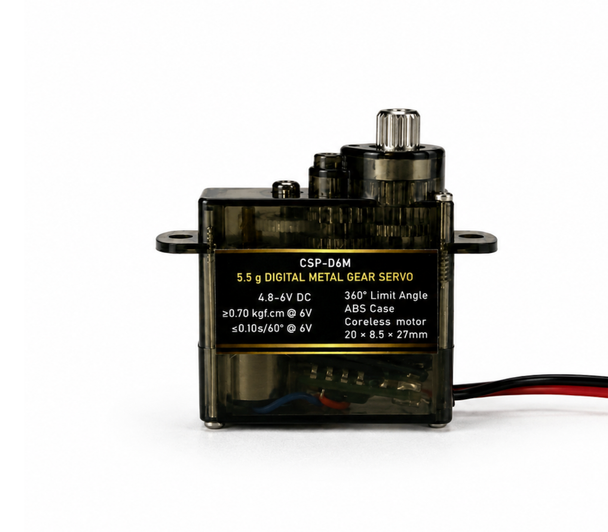Crack Series Pro - CSP-D6M 6g Digital Micro Metal Gear Servo