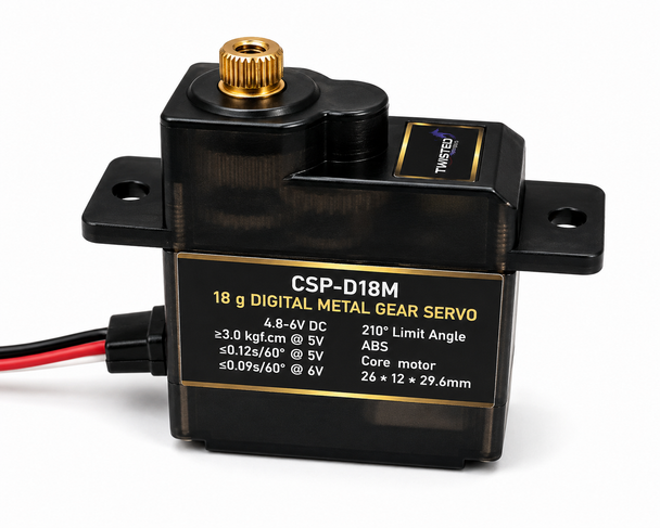 Crack Series Pro - CSP-D18M 18g Digital Micro Metal Gear Servo