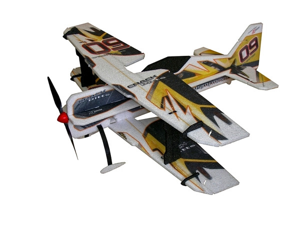 TH 30" EPP Crack Pitts M12 Biplane Yellow