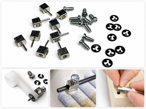RcF Adjustable Links (9 pc's) MP-JET - 23S  (Small)  Star-Ring Stopper
