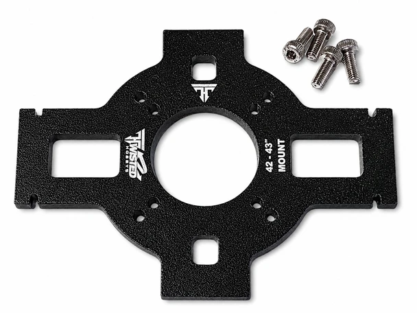 TMW 42-43" Veloxity/Edge/CY XL & Laser XL Alum Motor Mount -Black -