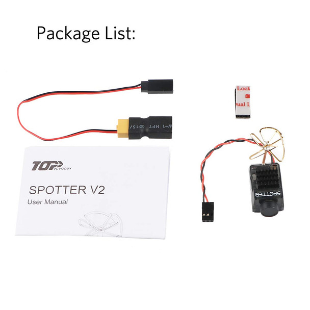 Spotter V2 Micro FPV AIO Camera 5.8G with OSD Integrated Mic