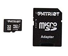Patriot LX Series 32GB Micro SDHC SD-Card Memory - Class 10 UHS-I