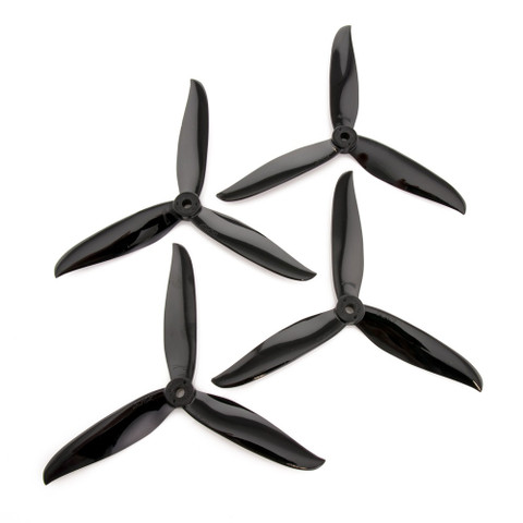 DALPROP CYCLONE T6040C (2CW/ 2CCW) Tri-Blade Propeller (Black / M5 )