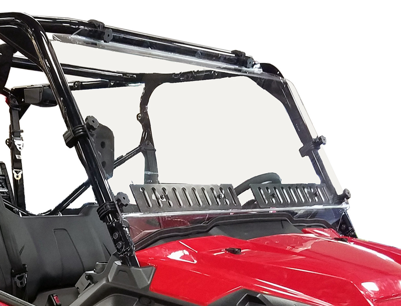 Honda Pioneer 1000 Dual Vent Windshield With Hard Coat Spike Powersports