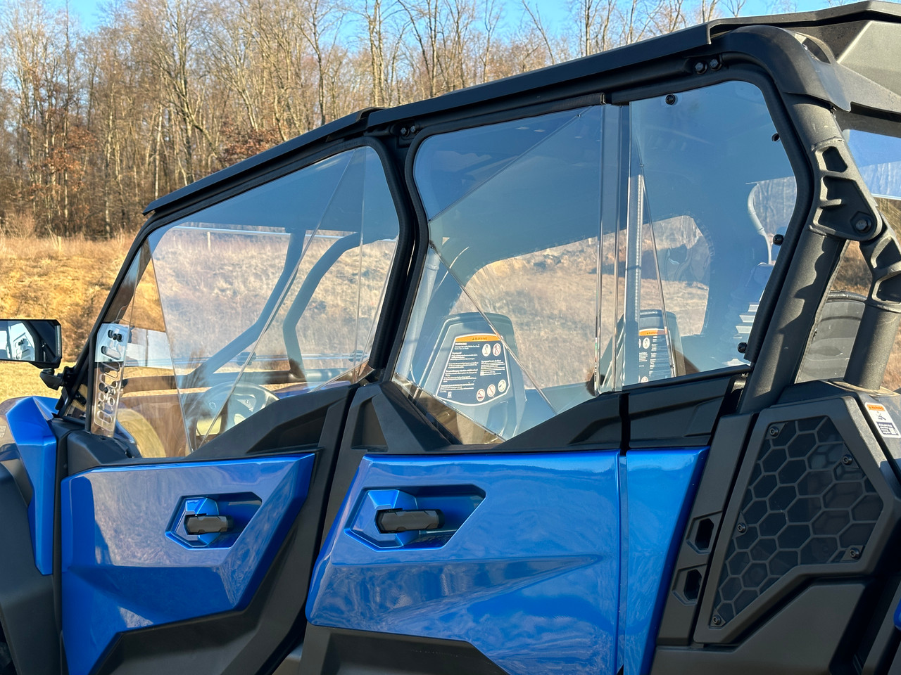 Can Am Commander MAX Venting Polycarbonate Upper Doors Kit UTV Direct