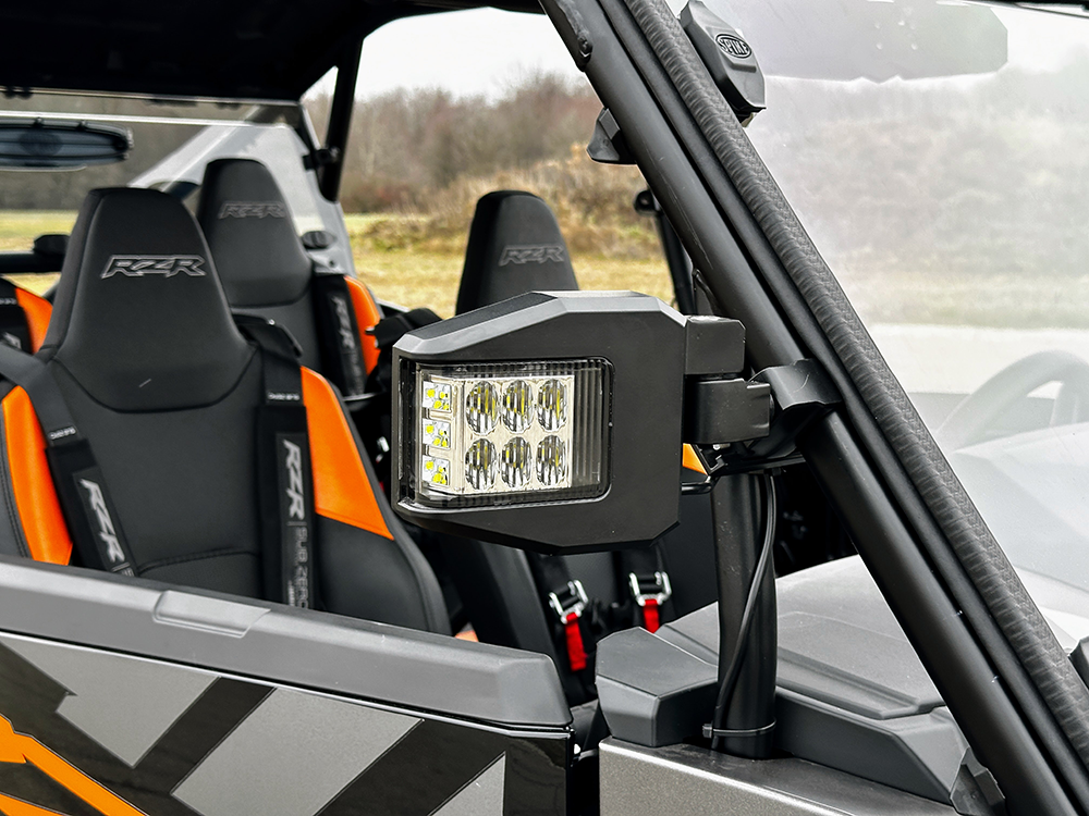 Adjustable Side Mirrors With Multi-Function LED Lights (1.5