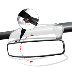 17" SCM Wide Angle Rear View Mirror 1.75"-2.00" 17" SCM Wide Angle Rear View Mirror 1.75"-2.00"