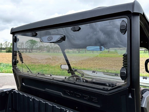 Kawasaki Ridge Tinted Rear Shield With Adjustable Vent