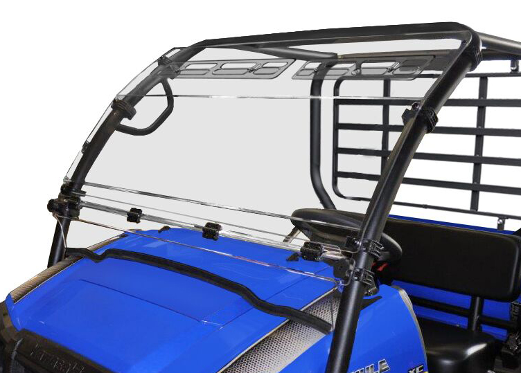 atushiページ Kawasaki Mule SX Hinged Windshield W/Upper Vents-HC - Spike