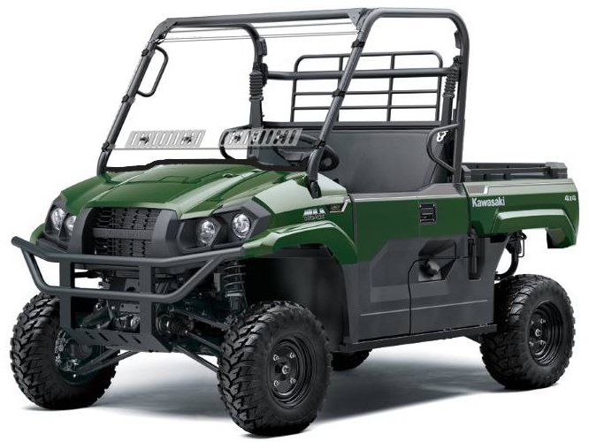 Kawasaki Mule Pro-MX Full Windshield With Dual Vents-HC - Spike