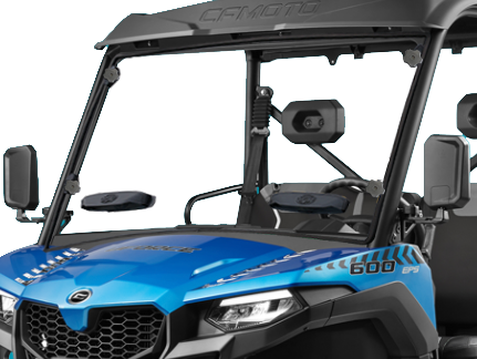 CF MOTO U-Force 600/800 TRR Vented Windshield - Spike Powersports