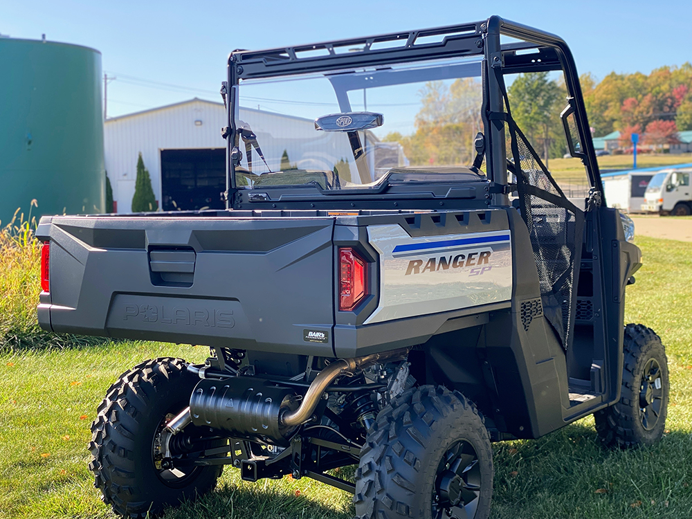 Polaris Ranger Mid-Size Rear Vented Windshield - Spike Powersports