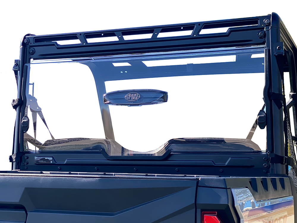 Polaris Ranger Mid-Size Rear Vented Windshield - Spike Powersports