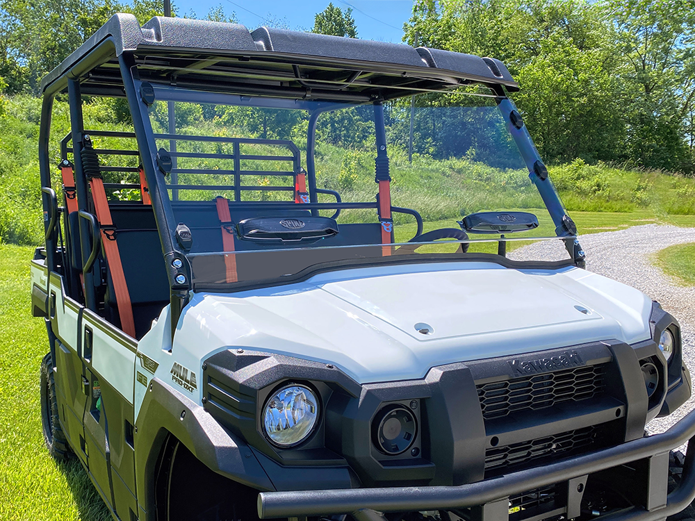 スムースSMOOTH MAGIC Kawasaki Mule PRO-FX and FX/T Windshield W/Comfort Flow